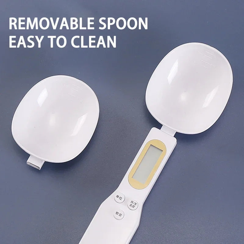500g 0.1g Electronic Kitchen Scale LCD Digital Measuring Food Flour Digital Spoon Scale Mini Kitchen Tool for Milk Coffee Scale
