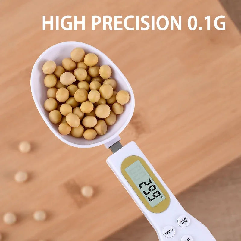 500g 0.1g Electronic Kitchen Scale LCD Digital Measuring Food Flour Digital Spoon Scale Mini Kitchen Tool for Milk Coffee Scale