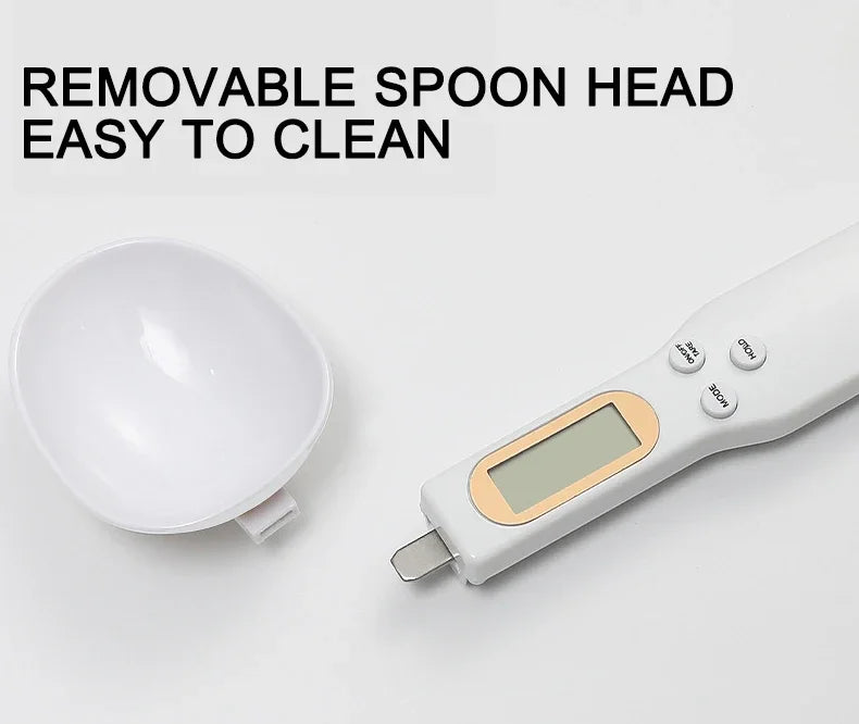 500g 0.1g Electronic Kitchen Scale LCD Digital Measuring Food Flour Digital Spoon Scale Mini Kitchen Tool for Milk Coffee Scale
