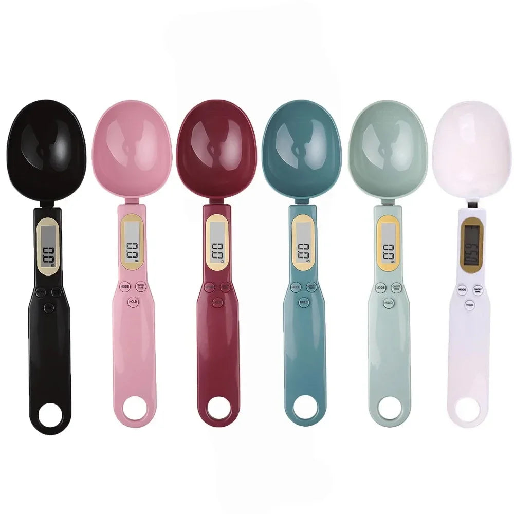 500g 0.1g Electronic Kitchen Scale LCD Digital Measuring Food Flour Digital Spoon Scale Mini Kitchen Tool for Milk Coffee Scale